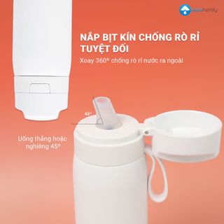 Bình Nước Giữ Nhiệt Tạo Kiềm AquaHandy AlkaGo+