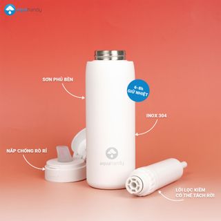 Bình Nước Giữ Nhiệt Tạo Kiềm AquaHandy AlkaGo+