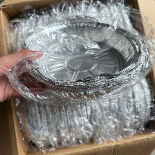 Khay giấy bạc 7 inch Không viền (Chia set 10)
