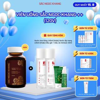 Viên Uống Sắc Ngọc Khang ++ [Hộp 120 Viên] Tặng 1 Trong 2 Món Bất Kỳ