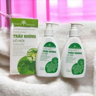 ✅ Dung Dịch Vệ Sinh Nữ Trầu Không Lô Hội Nano Bạc 150ml ✅