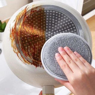 SET 5 MIẾNG BỌT BIỂN 2 MẶT TRÒN RỬA CHÉN