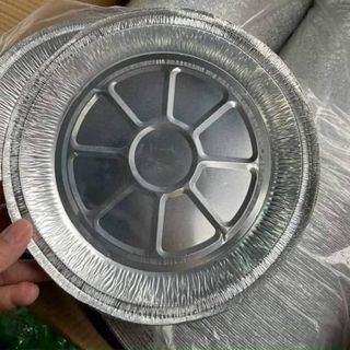 Khay giấy bạc 7 inch bo viền (Đóng set 10 - hàng nặng)
