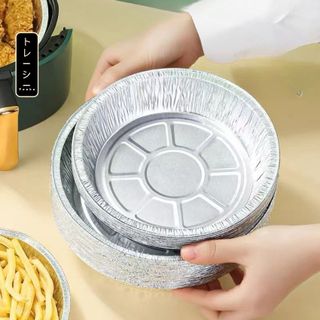 Khay giấy bạc 7 inch bo viền (4.3KG/THÙNG 1000)