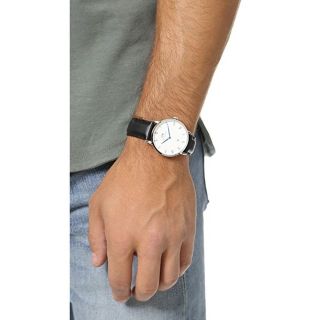 ĐỒNG HỒ NAM NỮ CAO CẤP DANIEL W DAPPER DÂY DA KIM XANH FULLBOX TEM