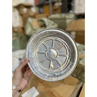 Khay giấy bạc 8 inch bo viền (Đóng set 10 - hàng nặng)