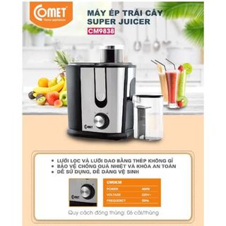 MÁY ÉP TRÁI CÂY ĐA NĂNG COMET CM9838
