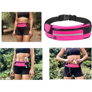 Túi đeo hông chạy bộ 3 ngăn đựng điện thoại chống nước - Đai đeo chạy bộ nam nữ đa năng tiện lợi - SP041