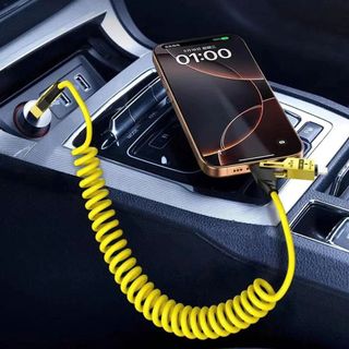 CÁP SẠC NHANH 65W 4 TRONG 1 LÒ XO DÂY DÀI 1,5M