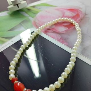 Dây chuyen hạt chuỗi mix mặt màu đỏ nha