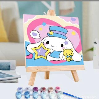 TRANH SƠN DẦU SỐ HÓA HOẠT HÌNH 20CM