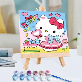 TRANH SƠN DẦU SỐ HÓA HOẠT HÌNH 20CM