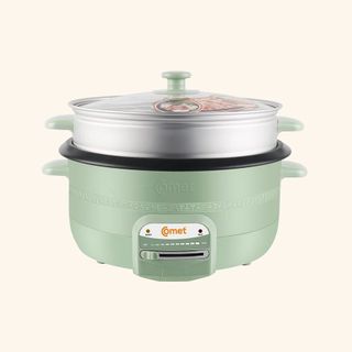 NỒI LẨU ĐIỆN 3.5L KÈM XỬNG HẤP COMET CM7739