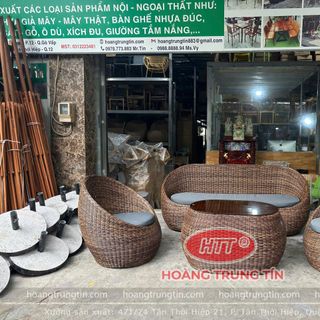 bộ sofa trứng ngoài trời giá rẻ ghế trứng tròn