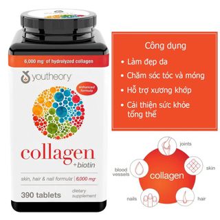 Viên Uống Collagen Biotin 6000mg 390 Viên Mỹ Giá Bao Nhiêu