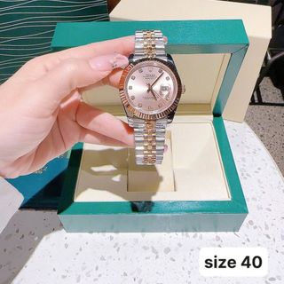 ĐỒNG HỒ CAO CẤP RÔLET MẶT KÍNH SAPHIRE DÂY THÉP NIỀNG KHÍA SIZE LẺ