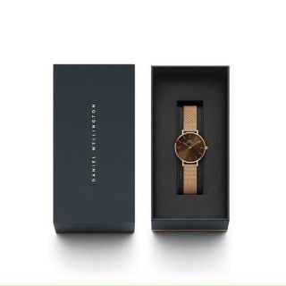 ĐỒNG HỒ NAM NỮ CAO CẤP DANIEL W PETITE AMBER DÂY LƯỚI CHOCOLATE FULLBOX