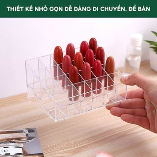 KHAY ĐỰNG SON, MỸ PHẨM 24 Ô TRONG SUỐT SP0316 - LADY'S PASSION