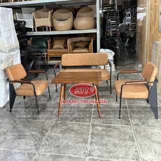 sofa napa sắt nệm giá rẻ sofa cafe