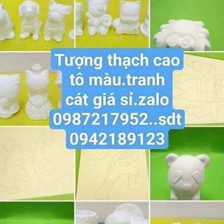 Cung cấp sĩ tượng thạch cao tô màu