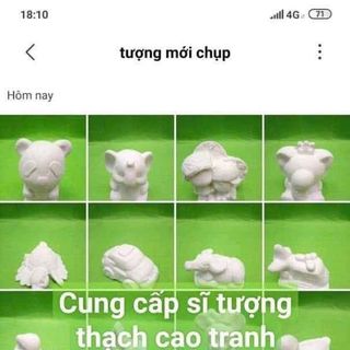 Cung cấp sĩ tượng thạch cao tô màu