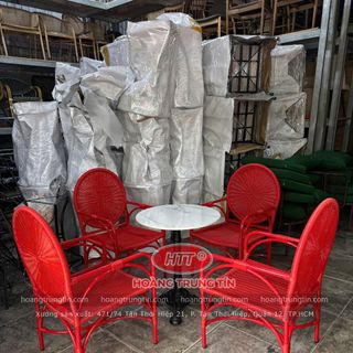 ghế nhựa giả mây nhà hàng cao cấp giá tại xưởng sản xuất