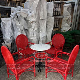 ghế nhựa giả mây nhà hàng cao cấp giá tại xưởng sản xuất