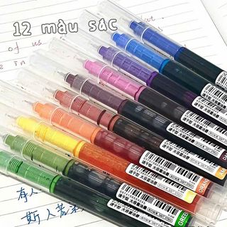 TÚI 12 MÀU BÚT GEL NƯỚC NGÒI 0.5MM SP0343 - LADY'S PASSION