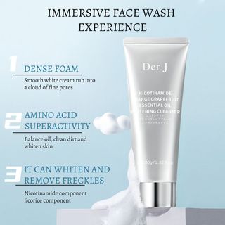 Sữa rửa mặt Der.J Niacinamide hương cam bưởi dưỡng ẩm chuyện sau, se khích lỗ chân lông, đồi mồi ( Hàng Gía Tận Xưởng)