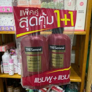 Bộ Dầu Gội Và Xả Tresemme 370ml Thái Lan Màu Đỏ (Full Vat)