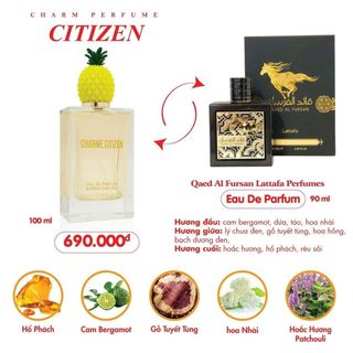 Nước Hoa Nam Charme Citizen 100ml (Full Vat)