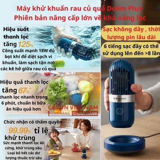 Máy khử trùng rửa rau quả DONLIM giá sỉ