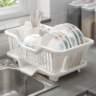 Rổ úp bát đũa có khay hứng nước