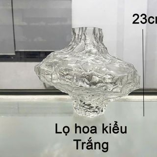 BÌNH CẮM HOA THỦY TINH DIAMOND 23CM