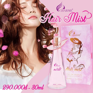 Nước Hoa Xịt Tóc Charme Hair Mist (Full Vat)