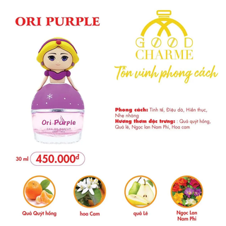 Nước Hoa Trẻ Em Charme Ori Purple 30ml (Full Vat)