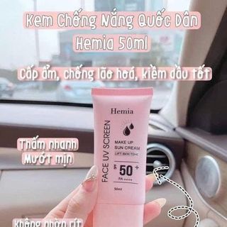 Kem Chống Nắng Hemia Hàn Quốc 50ml (Full Vat)