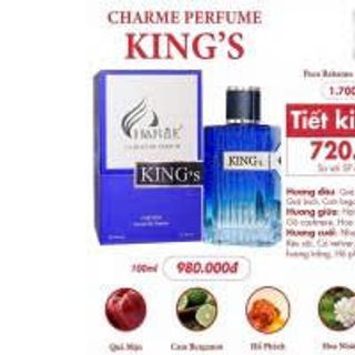 Nước Hoa Nam Charme King 100ml (Full Vat)