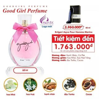 Nước Hoa Nữ Charme Good Girl 60ml (Full Vat)