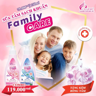 Sữa Tắm Charme Family Care (Full Vat)