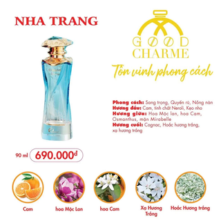 Nước Hoa Nữ Charme Nha Trang 90ml (Full Vat)