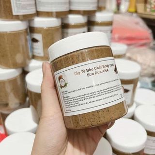 Tẩy Tế Bào Chết Body Cafe Sữa Dừa AHA 500g (Full Vat)