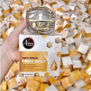 Kem Face Men Gạo Nicos 25g (Full Vat)