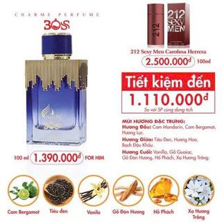 Nước Hoa Charme Boss 100ml (Full Vat)