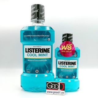 Nước Súc Miệng Listerine Cool Mint 750ml Thái Lan (Full Vat)