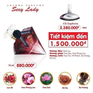 Nước Hoa Charme Sexy Lady (Full Vat)