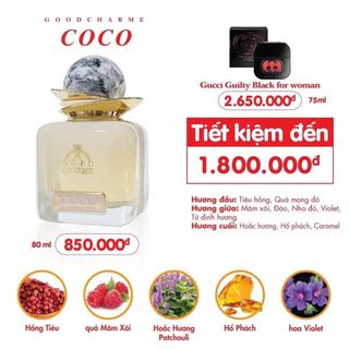 Nước Hoa Nữ Good Charme Coco Trắng 80ml (Full Vat)
