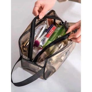 Túi Đựng Mỹ Phẩm Trong Suốt - Túi Đựng Đồ Trang Điểm, Túi Du Lịch Trong Suốt Chống Thấm Nước Chất Liệu Nhựa PVC - HL122