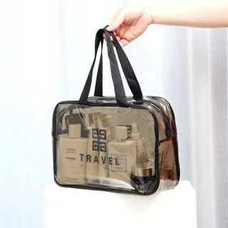 Túi Đựng Mỹ Phẩm Trong Suốt - Túi Đựng Đồ Trang Điểm, Túi Du Lịch Trong Suốt Chống Thấm Nước Chất Liệu Nhựa PVC - HL122