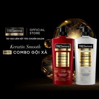 Bộ Gội Xả Tresemme Keratin Smooth 400ml (Full Vat)